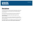 Lavex Mat Disclaimer