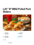 LAY´S BBQ Pulled Pork Sliders Recipe