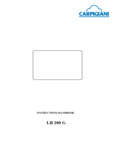 Carpigiani LB200 G Manual Carpigiani LB200 G Manual