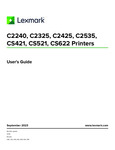 Lexmark_C2240_C2325_C2425_C2535_CS421_CS521_CS622_UsersGuide_en