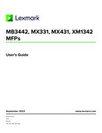 Lexmark_MB3442_MX331_MX431_XM1342_UserGuide Lexmark_MB3442_MX331_MX431_XM1342_UserGuide