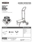 Lifetime Dolly 80527 Manual Lifetime Dolly 80527 Manual