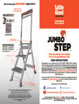 Little Giant Jumbo Step Ladder Instructions