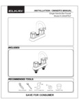 Elkay lka2475lf Faucet Installation Instructions Elkay lka2475lf Faucet Installation Instructions