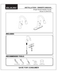 Elkay LKHA1041 Faucet Installation Instructions Elkay LKHA1041 Faucet Installation Instructions