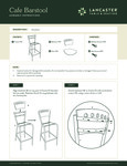 LT&S Cafe Barstool Assembly Instructions