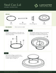 LT&S Steel Can Lid Assembly Instructions LT&S Steel Can Lid Assembly Instructions
