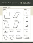 LT&S Wooden Waste Enclosure Assembly Instructions