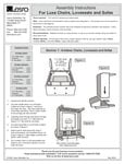 Luxe_Guest_Bariatric_Loveseat_Sofa Assembly Instructions