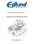 Edlund EDV-13 Manual