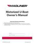Magliner Motorized U-Boat Owner's Manual