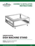 Mainstreet Undercounter Dish Machine Stands Mainstreet Undercounter Dish Machine Stands