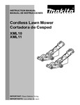 Makita Cordless Lawn Mower XML10, XML11 Instruction Manual