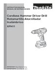 Makita Drill Instruction Manual 
