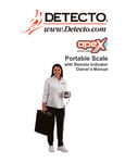 Manual for Cardinal Detecto APEX-RI Digital Scale Manual for Cardinal Detecto APEX-RI Digital Scale