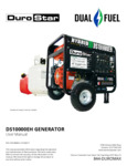 Manual for DuroMax DuroStar DS1000EH Portable Generator 