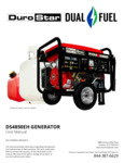 Manual for DuroMax DuroStar DS4850EH Portable Generator