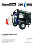 Manual for DuroMax XP10000EH Portable Generator Manual for DuroMax XP10000EH Portable Generator