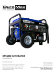 Manual for DuroMax XP5500E Portable Generator