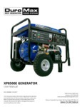 Manual for DuroMax XP8500E Portable Generator