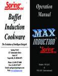 Manual for Max Induction Range SM-261C