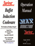 Manual for Max Induction Range SM-351C