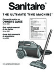 Manual for Sanitaire 3680 Canister Vacuum Cleaner