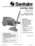 Manual for Sanitaire S3680 System Pro Canister Vacuum Cleaner Manual for Sanitaire S3680 System Pro Canister Vacuum Cleaner