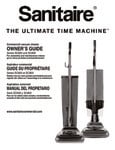 Manual for Sanitaire SC600 and SC800 Series Upright Vacuum Cleaners