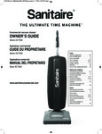 Manual for Sanitaire SC7500A Upright Corded Vacuum Cleaner Manual for Sanitaire SC7500A Upright Corded Vacuum Cleaner