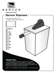 Manual for Server Express Condiment Dispensers Manual for Server Express Condiment Dispensers