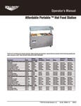 Manual for Vollrath Affordable Portable Hot Food Stations Manual for Vollrath Affordable Portable Hot Food Stations