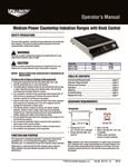 Manual for Vollrath MPI4 Induction Range