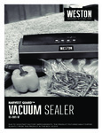 Manual for Weston 65-1001-W Harvest Guard Vacuum Sealer
