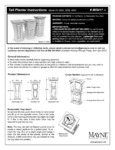 Mayne Tall Planter Instructions Mayne Tall Planter Instructions