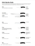 Mercer Culinary Knife Selection Guide from 2021 Catalog Mercer Culinary Knife Selection Guide from 2021 Catalog