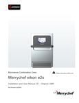 Merrychef eikon e2s manual Merrychef eikon e2s manual