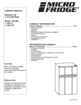 Micro Fridge 3.1MF7R_3.1MF7RS Manual Micro Fridge 3.1MF7R_3.1MF7RS Manual