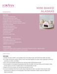 Mini Baked Alaska Recipe