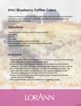 Mini Blueberry Coffee Cakes