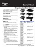 MirageInductionWarmerManual MirageInductionWarmerManual
