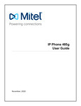 Mitel IP Phone 485g User Guide Mitel IP Phone 485g User Guide