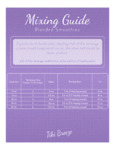 Mixing Guide - Blended Smoothies Tiki Breeze