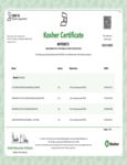 Miyoko's Kosher Certificate All SKU's Kosher