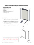 Mobile Partition Installation Instructions Mobile Partition Installation Instructions