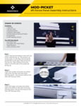 Mod-Picket Flat Pack Assembly Instructions