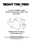 model-3568-operation-manual-and-parts-list model-3568-operation-manual-and-parts-list