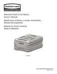 Motorized Truck And Cart Battery Owner's Manual