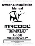 MRCOOL A-Coil Manual MRCOOL A-Coil Manual