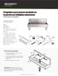 Regency Multi Station Sink Assembly Instructions Spanish